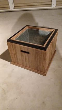 木製正方形アンティーク 火鉢 昭和レトロ - メルカリ