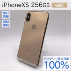 Apple iPhone XS 256GB ケース付 バッテリー最大容量100% - メルカリ