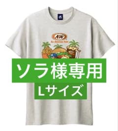 Lサイズ 新品未開封 つば九郎 A&W コラボ Tシャツ ヤクルトスワローズ
