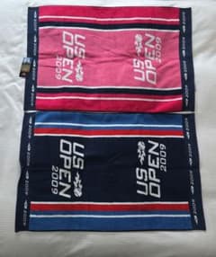 US OPEN 全米オープン2009 選手使用モデルバスタオル 男女 新品2枚