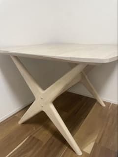 ニトリ ダイニングテーブル（正方形・約90×90cm）分解発送 - メルカリ