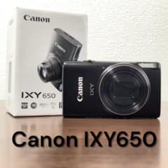 極美品】 Canon IXY650 純正充電器バッテリーストラップ説明書箱付き