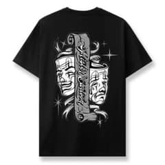 MISTER CARTOON MLB CLOWN MASK TEE GREY 黒 - メルカリ