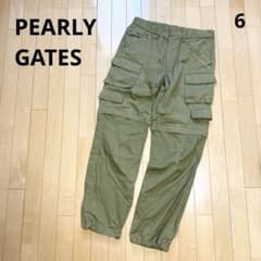 パーリーゲイツ ゴルフ カーゴパンツ ハーフパンツ オリーブ 2way 6