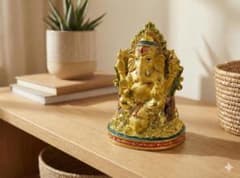 半端ない最強金運神！祈祷済み魂入り本場チベット製ガネーシャ 坐像