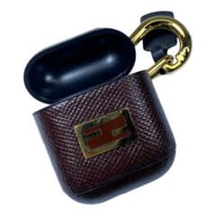 FENDI フェンディ エアーポッズ ケース FFロゴ レザー スネークスキン