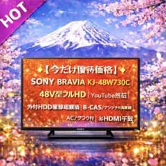 今だけ優待価格】 SONY BRAVIA 48V型フルHD YouTube対応 - メルカリ