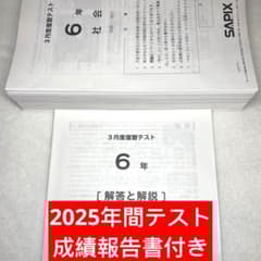 サピックス 6年生 2025 年間テスト フルセット - メルカリ