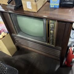 昭和レトロ ナショナル テレビ TK-1100D 小道具 オブジェ 直接引き取り