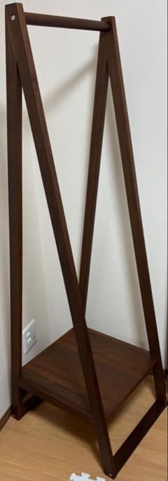 送料込】組立済み 無印良品 コートハンガー 木製 ウォールナット 廃番