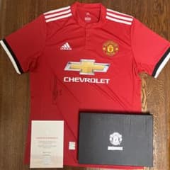 イブラヒモビッチ サイン入りユニフォーム マンチェスターユナイテッド