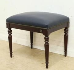 英国スランバーランド】総革 スツール・チェア・オットマン・フランス