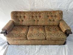 アサヒ木工 アンティーク金華山3Pソファ 昭和レトロ - メルカリ