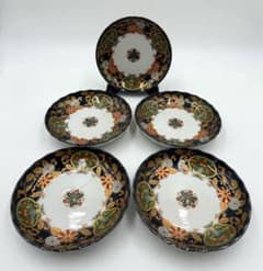 吾山窯 金彩菊紋 万寿菊5寸皿 古伊万里 5枚セット 新品未使用品 - メルカリ