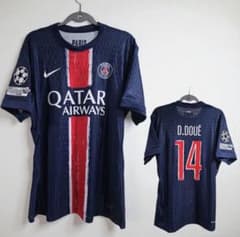 PSG 24-25 オーセンティックユニフォーム CL仕様 ドゥエ14番 - メルカリ