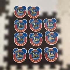 Disney 1st ride ディズニーランド ファーストライド ステッカー