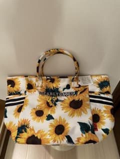 新品未使用タグ付】PEARLY GATES 人気のひまわり柄ロッカーバッグ