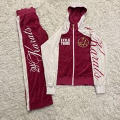 24karats EXILEベロア ジャージ セットアップ ピンク 150 - メルカリ