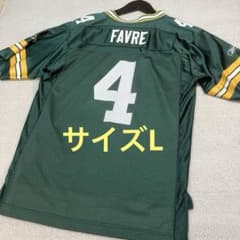 NFL】ブレット・ファーブユニフォーム Reebok Lグリーンベイパッカーズ