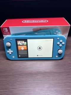 Nintendo Switch Lite ターコイズ 本体のみ 箱・オマケ付き - メルカリ