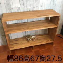 ✡️ シェルフ 飾り棚 幅86cm パイン集成材 - メルカリ