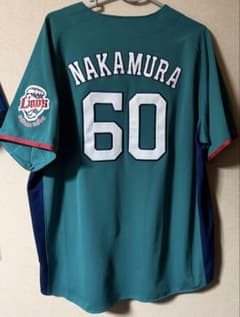 埼玉西武ライオンズレプリカユニフォーム エメラルドユニXL 中村剛也