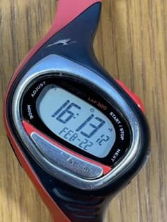 最終値下げ 【SOMA】ランニングウォッチ WJ02-4000／ブラック&レッド