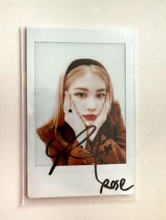 Blackpink ロゼ サイン会 チェキ トレカ ワールドツアー - メルカリ