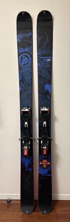バックカントリー スキー板 K2 120mm幅・ツアービンディング・シール付