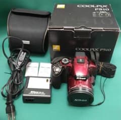 動作品】光学42倍 Nikon COOLPIX P510 元箱、バッテリー3個 - メルカリ