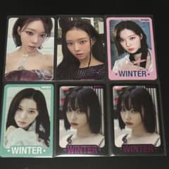 aespa my world md ラントレ ウィンター トレカ まとめ売り - メルカリ