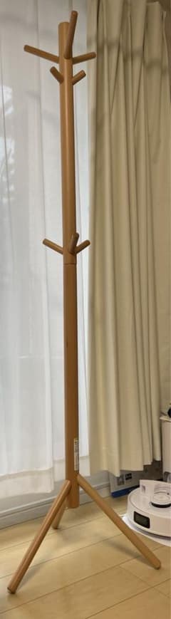 MUJI 無印良品 ブナ材コートスタンド ハンガーポール - メルカリ