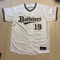 山岡泰輔 オリックスバファローズ公式レプリカユニフォーム L - メルカリ