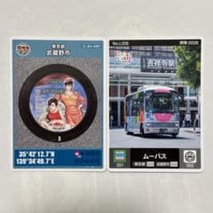 マンホールカード ロゲットカード 武蔵野市 ムーバスカード 東京