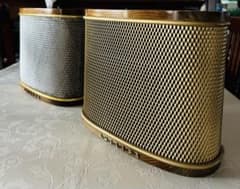 PHILIPSヴィンテージスピーカー ペア 金と銀の競演 - メルカリ