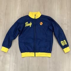 パーリーゲイツ 中綿ジャケット 紺×黄 サイズ6 防風 ダウン - メルカリ