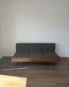 pacific funiture CLUB 6 3人掛けソファ アットカーキ - メルカリ