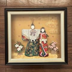 3Dピクチャー（3次元絵）雛人形 フレーム付き - メルカリ