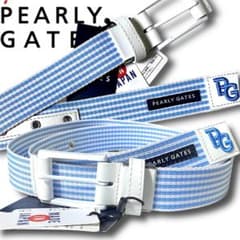 定価18700円 日本製 パーリーゲイツ ロンストテープベルト PGロゴ刺繍