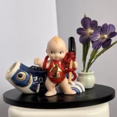 加藤工芸/キューピー歳時記/5月/金太郎/ローズオニール/フィギュア