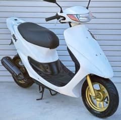 a茨城 ホンダ ライブディオ AF34 DIO ZX 人気の白 2スト ゼッペケ