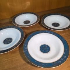 廃盤希少品！ロイヤルドルトン カーライル リム スープボウル4枚