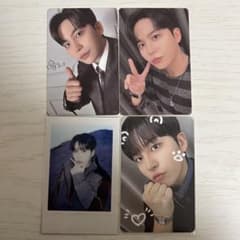 ジョンホ トレカ ラキドロ 特典 4枚 applemusic ポラロイド チェキ