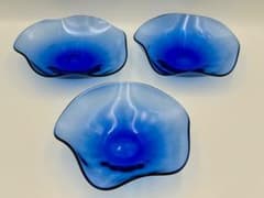 新品】スガハラ 青の花柄皿 3枚 セザート皿 - メルカリ