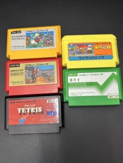 ファミコン ソフト 5本セット - メルカリ