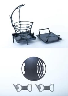 トリパスプロダクツ グルグルファイヤー アツアツアイロン 焚き火台