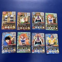 ワンピース旧カード カードダス キングス プロモ 箔押し 希少 8枚