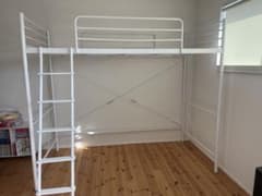 香川引き取り限定)ロフトベッド スチール製 はしご付き ニトリ - メルカリ