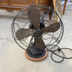 清*水様 ジャンク 芝浦製作所 扇風機 12インチ 4枚羽 鋳物 昭和レトロ