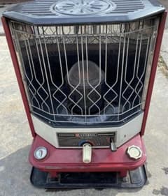 NATIONAL ストーブ 赤 メッシュカバー付き - メルカリ